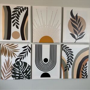 Abstract Geometric Wall Art Set